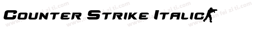 Counter Strike Italic字体转换